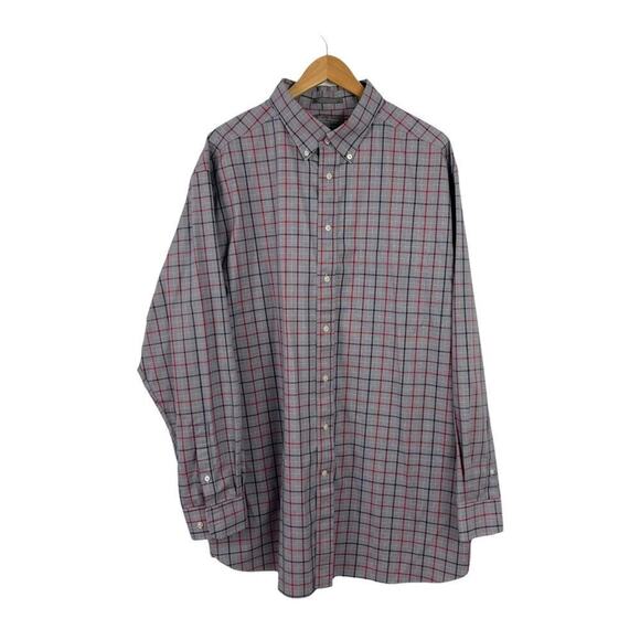 Daniel Cremieux Size 2XT Blue Striped Long Sleeve Button Down Dress Shirt - Picture 12 of 12